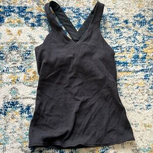 Alo Black Tank Top